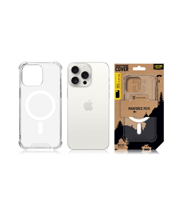Tactical MagForce Plyo защитный чехол для телефона Apple iPhone 15 Pro Max прозрачный