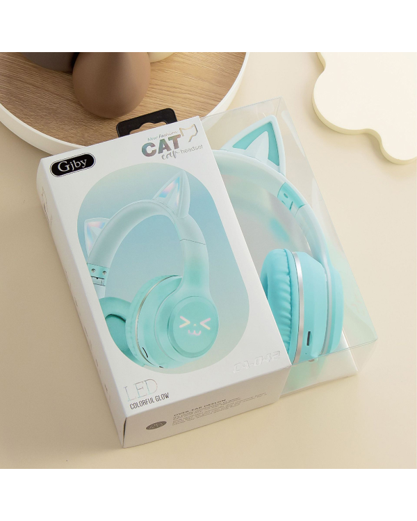 Наушники CATEAR - Bluetooth CA-042 бирюзовые