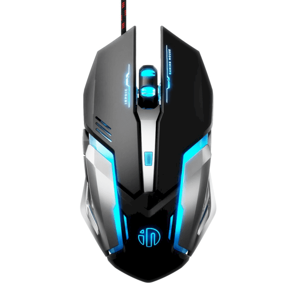 Wired gaming mouse Inphic PB6S (Black/Silver)