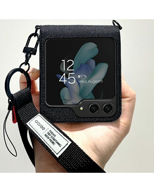 Araree etui Canvas Diary Samsung F731 Galaxy Flip 5 черный