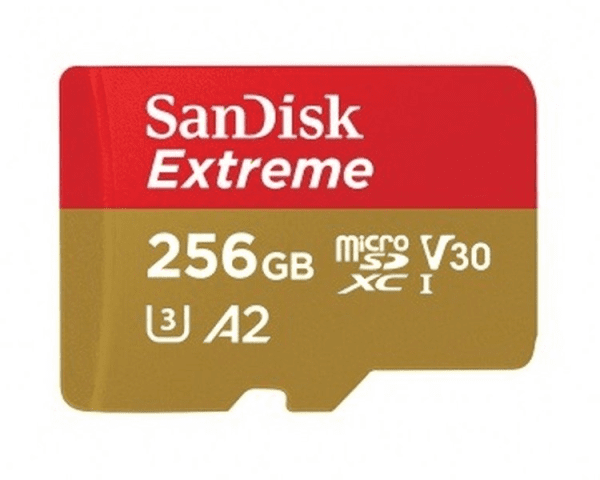 Memory card SanDisk microSDXC Extreme 256GB 160/90 MB/s V30 A2 U3 4K (SDSQXA1-256G-GN6MA)