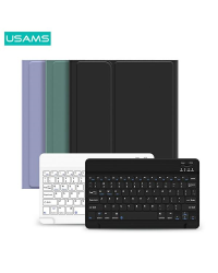 USAMS Etui Winro z klawiaturą iPad 10.2" czarne etui-czarna klawiatura|black cover-black keyboard IP1027YR01 (US-BH657)