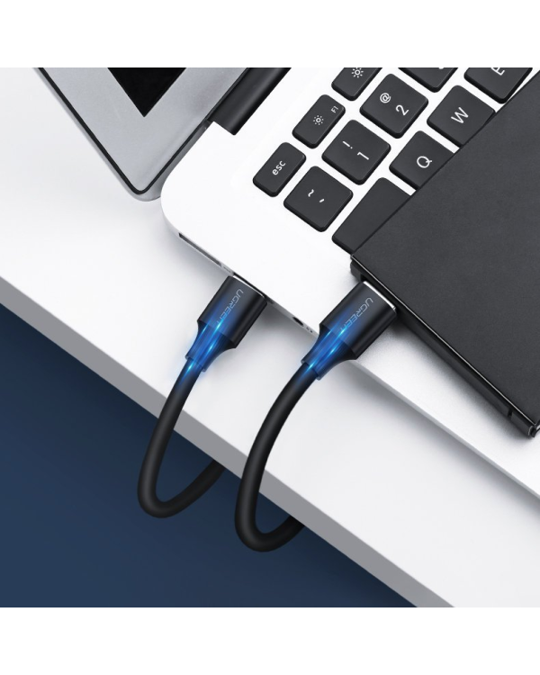 Кабель USB 2.0 M-M UGREEN US102, 0,5 м (черный)