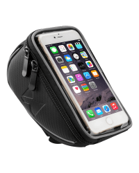 Wozinsky Bicycle Front Frame Handlebar Bag Touch Screen Phone Holder 6,5 inch 0,9L black (WBB4BK)