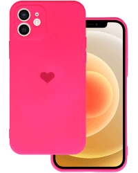 Fusion Heart силиконовый чехол для Apple iPhone 12 | 12 Pro фуксия цвет