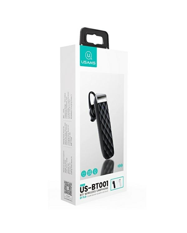 Дополнительное изображение книги «USAMS Bluetooth наушники 5.0 BT1 |black BHUBT101 (US-BT001)»