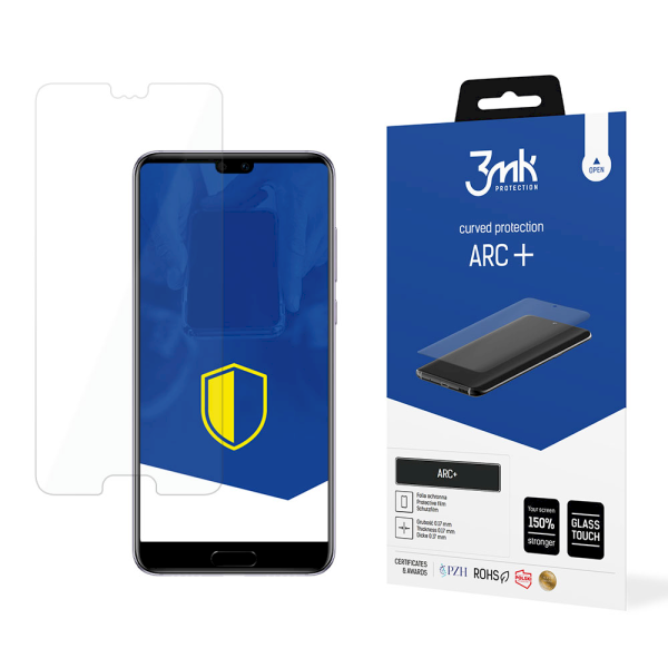 Обложка книги «Huawei P20 - 3mk ARC+ screen protector»