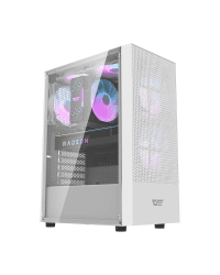 Darkflash A290 computer case + 3 fans (white)