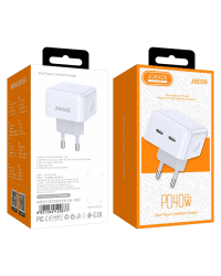 Зарядное устройство Jokade JB039 PD | 20 Вт | 2 x USB-C белый