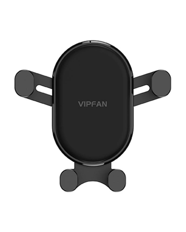 Gravity mount Vipfan H01 for ventilation outlet or dashboard, adjustable (black)