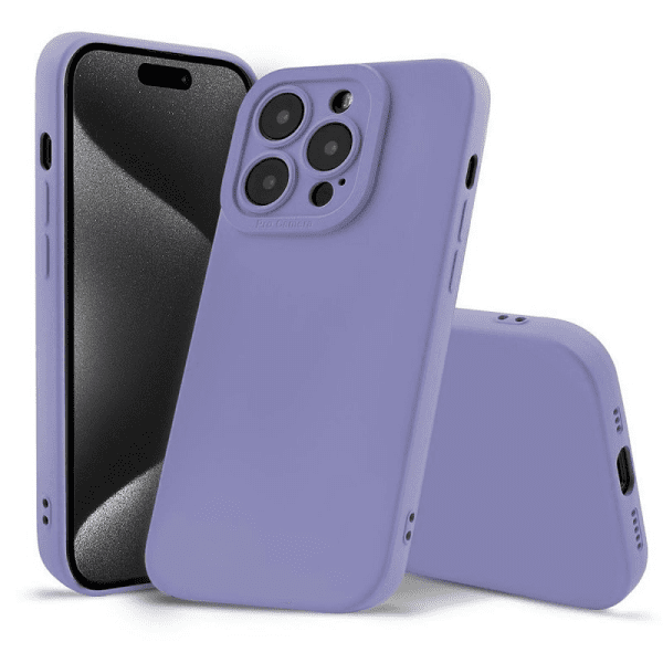 Fusion Softy прочный силиконовый чехол для Apple iPhone 15 Plus фиолетовый