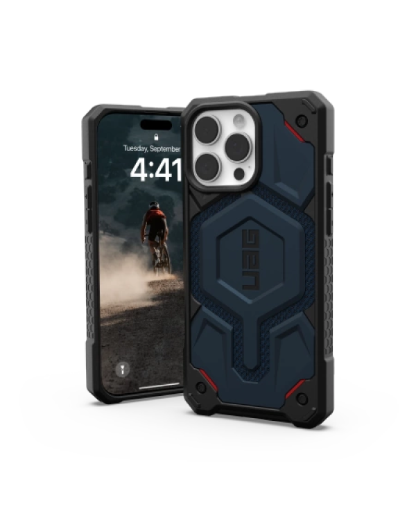 UAG Monarch Pro Case with MagSafe for iPhone 16 Pro Max - Blue