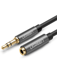 UGREEN AUX Cable Extension mini-jack 3,5 mm, 1m (Gray)