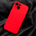 Силиконовый чехол Fusion Elegance Fibre Silicone Case для Apple iPhone 15 Pro Max красный