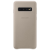 Кожаный чехол Samsung EF-VG973LJEGWW для Samsung G973 Galaxy S10 серый
