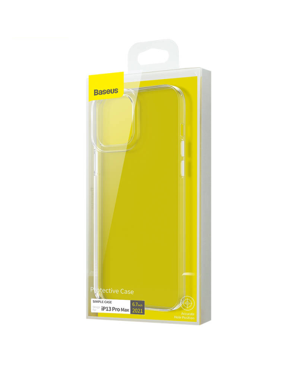Baseus Simple Transparent Case for iPhone 13 Pro Max (white)