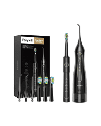 Звуковая зубная щетка с набором наконечников и устройством для подачи воды FairyWill FW-5020E + FW-E11