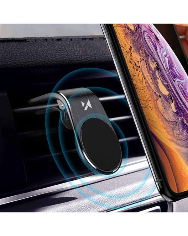 Wozinsky magnetic phone holder on the ventilation grille black (WCH-02)