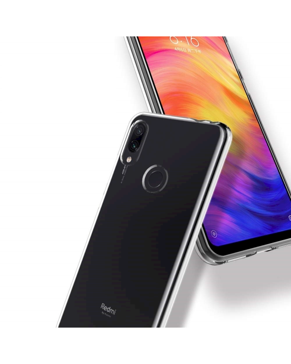 Fusion Ultra Back Case 0.3 mm Прочный Силиконовый чехол для Xiaomi Redmi Note 7 / Note 7 Pro Прозрачный
