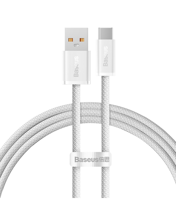 Кабель USB Baseus Dynamic Series - USB Type C 100W 1m белый (CALD000602)