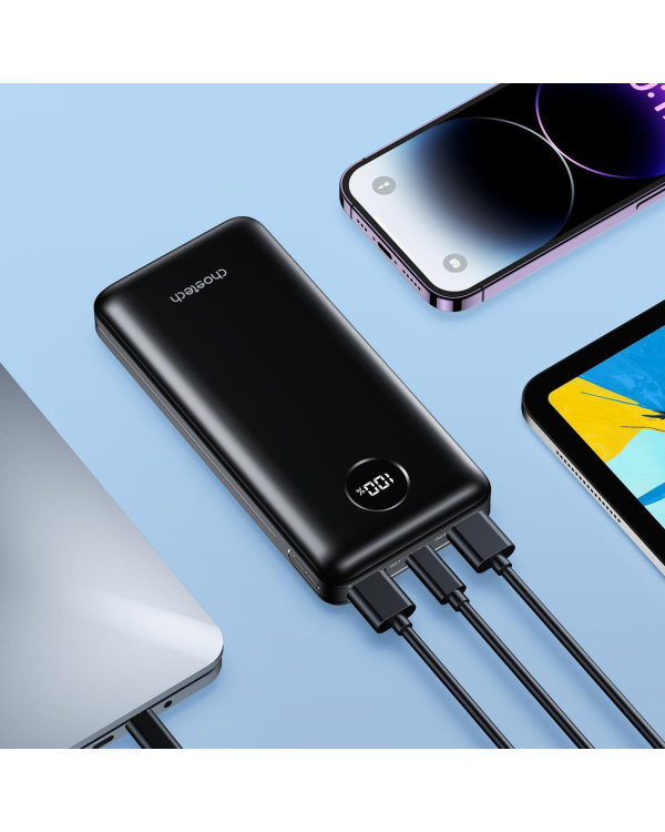 Choetech powerbank PD 45W 20000mAh черный (B653)