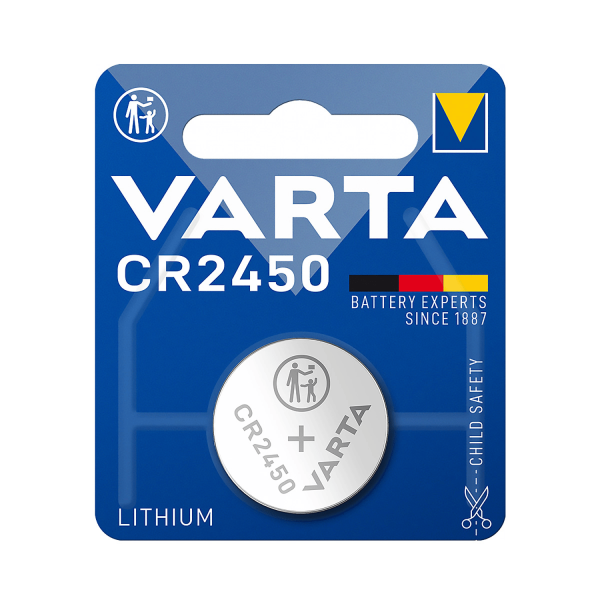 Батарейка Varta CR2450 литиевая 3V | 1 шт.