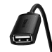Удлинительный кабель USB 2.0 Baseus 0,5 м (черный)