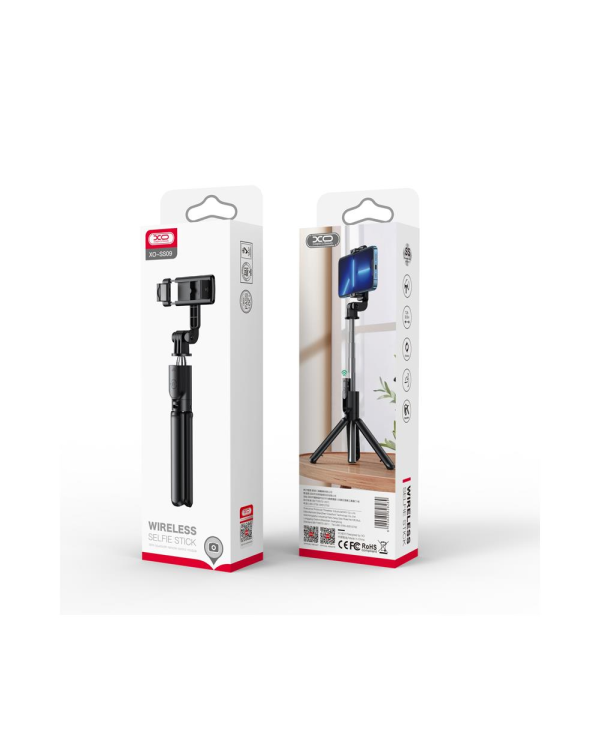 Дополнительное изображение книги «XO selfie stick Bluetooth tripod SS09 black»