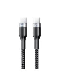 Remax Sury 2 Series Cable Durable Nylon Braided Wire USB Type C - USB Type C Power Delivery Quick Charge 3.0 3 A 1 m black (RC-010 black)