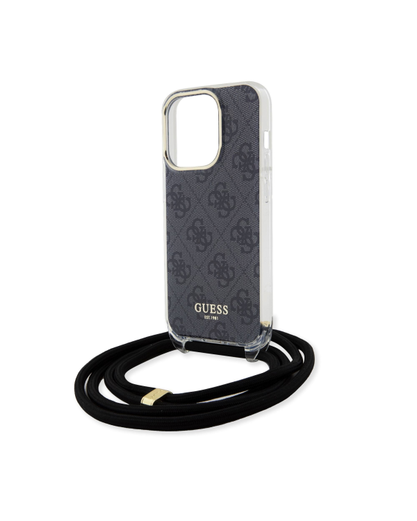 Дополнительное изображение книги «Guess IML 4G Printed Crossbody Case for iPhone 15 Pro Black»