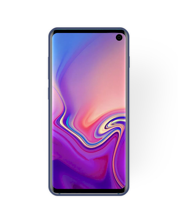 Fusion elegance fibre прочный силиконовый чехол для Samsung G973 Galaxy S10 синий