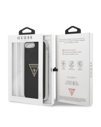 GUHCI8LPCUMPTBK Guess PC/TPU Hard Case Metalic for iPhone 7/8 Plus Black