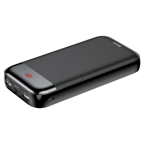 Обложка книги «Baseus Mini Cu power bank 20000mAh 2x USB / USB Typ C PD 3A black (PPALL-CKU01)»