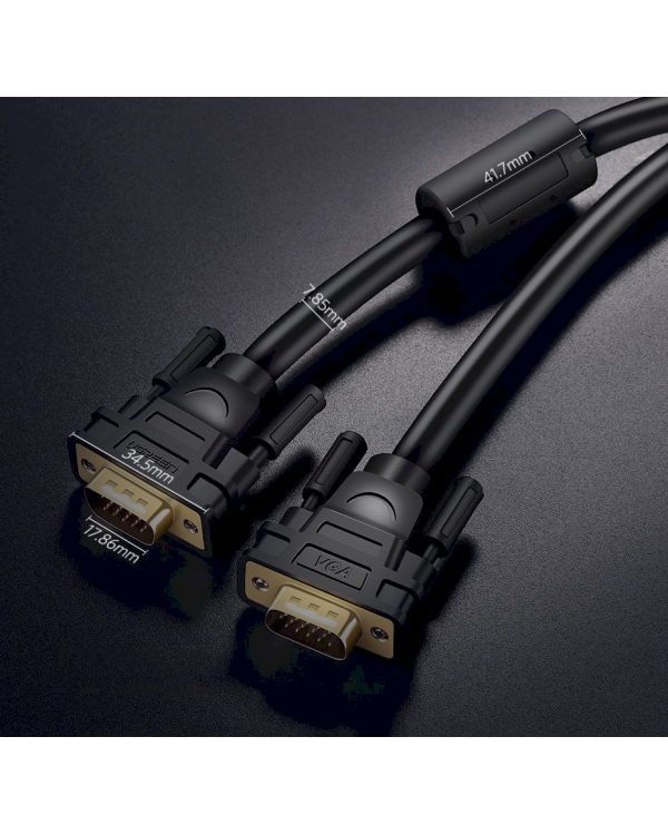 Дополнительное изображение книги «Ugreen VGA (męski) - VGA (męski) cable FHD 1,5 m black (VG101 11630)»