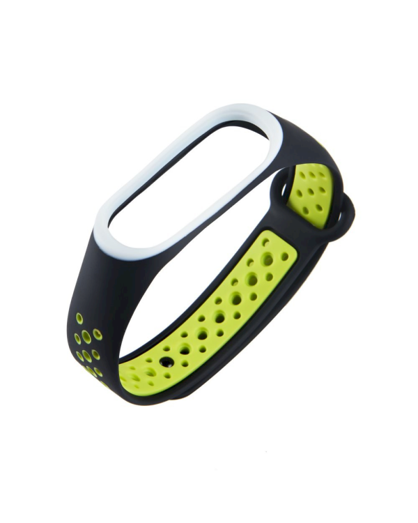 Fusion dots ремешок для часов Xiaomi Mi Band 3 / Mi Band 4 зеленый