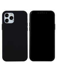 Fusion Elegance Fibre Прочный Силиконовый чехол для Apple iPhone 12 / 12 Pro Черный