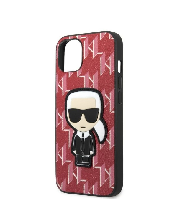 Karl Lagerfeld Monogram Ikonik Case for iPhone 13 Red