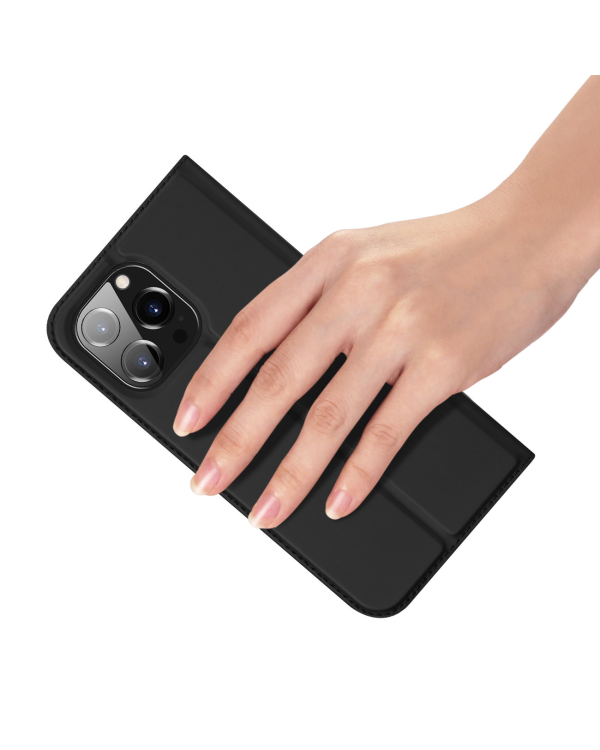Dux Ducis Skin Pro Wallet Case for iPhone 15 Pro Max - Black