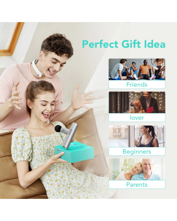 SKG F3 Lite massage gun for the whole body - silver