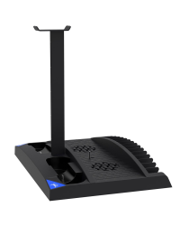 iPega P5013 Charger and Cooling Station for PS5 and PS5 Controller Black