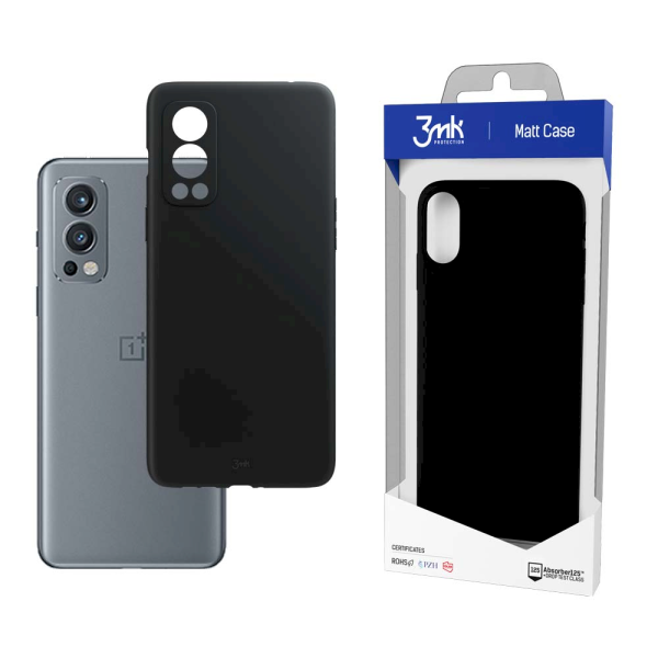 Обложка книги «OnePlus Nord 2 5G - 3mk Matt Case black»
