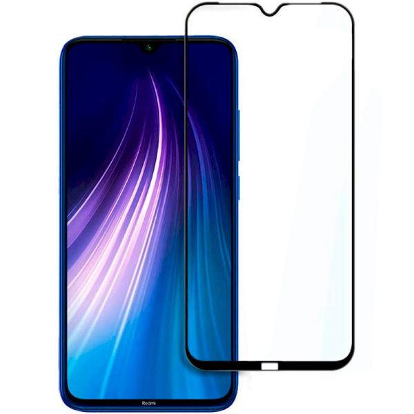 Tempered Glass 9D Защитное стекло для экрана Xiaomi Redmi Note 8T Черное