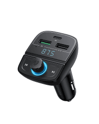 Ugreen FM Transmitter Bluetooth 5.0 car charger MP3 3x USB TF micro SD 4,8 A black (CD229)