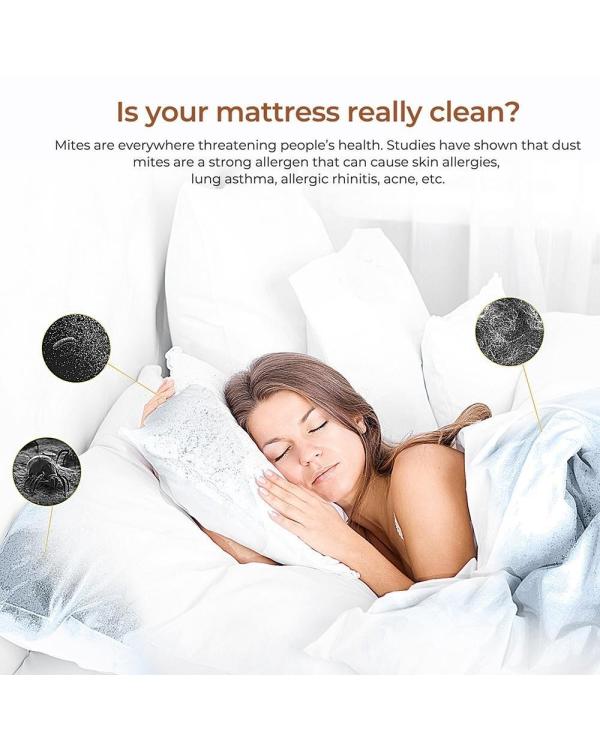 JIGOO J300 пылесос против клещей для матраса | дивана со съемным контейнером