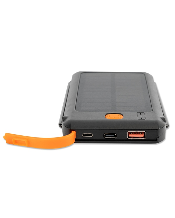 4smarts Powerbank Солнечный TitanPack Flex 10000mAh черный|оранжевый