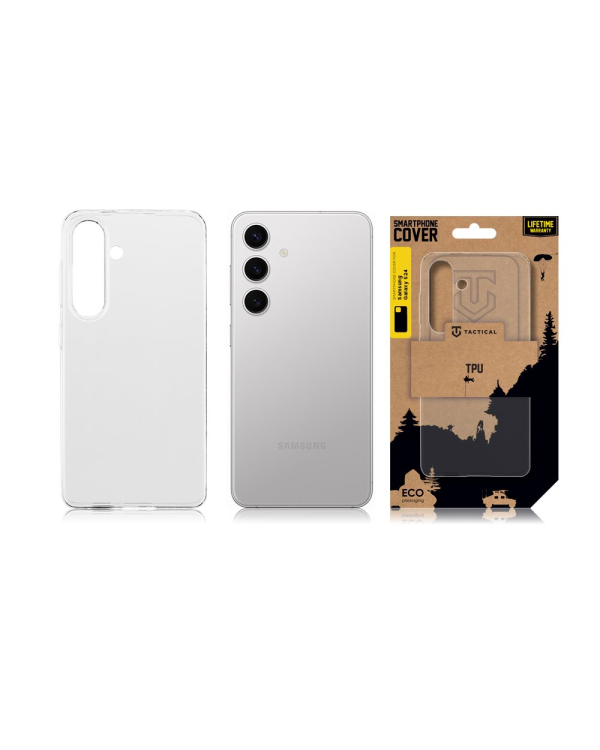 Tactical TPU Cover for Samsung Galaxy S24 Transparent