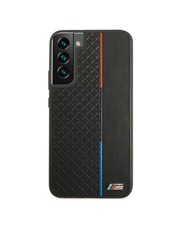 Etui BMW BMHCS22MTRTBK S22+ S906 czarny|black hardcase M Collection Triangles