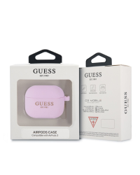 GUA3LSC4EU Guess 4G Charm Силиконовый чехол для наушников Apple Airpods 3 фиолетовый