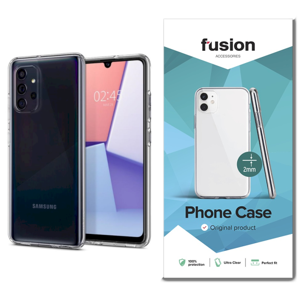 Fusion ultra clear series 2 mm силиконовый чехол для Samsung A726 / A725 Galaxy A72 / A72 5G прозрачный (EU Blister)