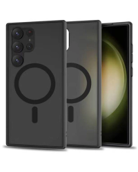 Чехол Tech-Protect MagMat MagSafe для Samsung Galaxy S23 Ultra - черный матовый